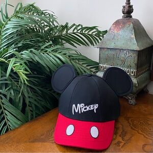 Disney Mickey Mouse Youth Cap with Black Ears Adjustable Hat